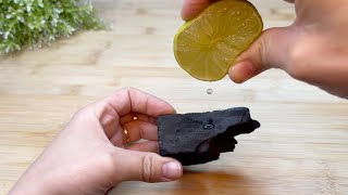 Mix Charcoal with LEMON and see what happens