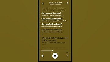 Thumbnail of Bring Me The Horizon Can You Feel My Heart Lyrics#liriklagu #shorts