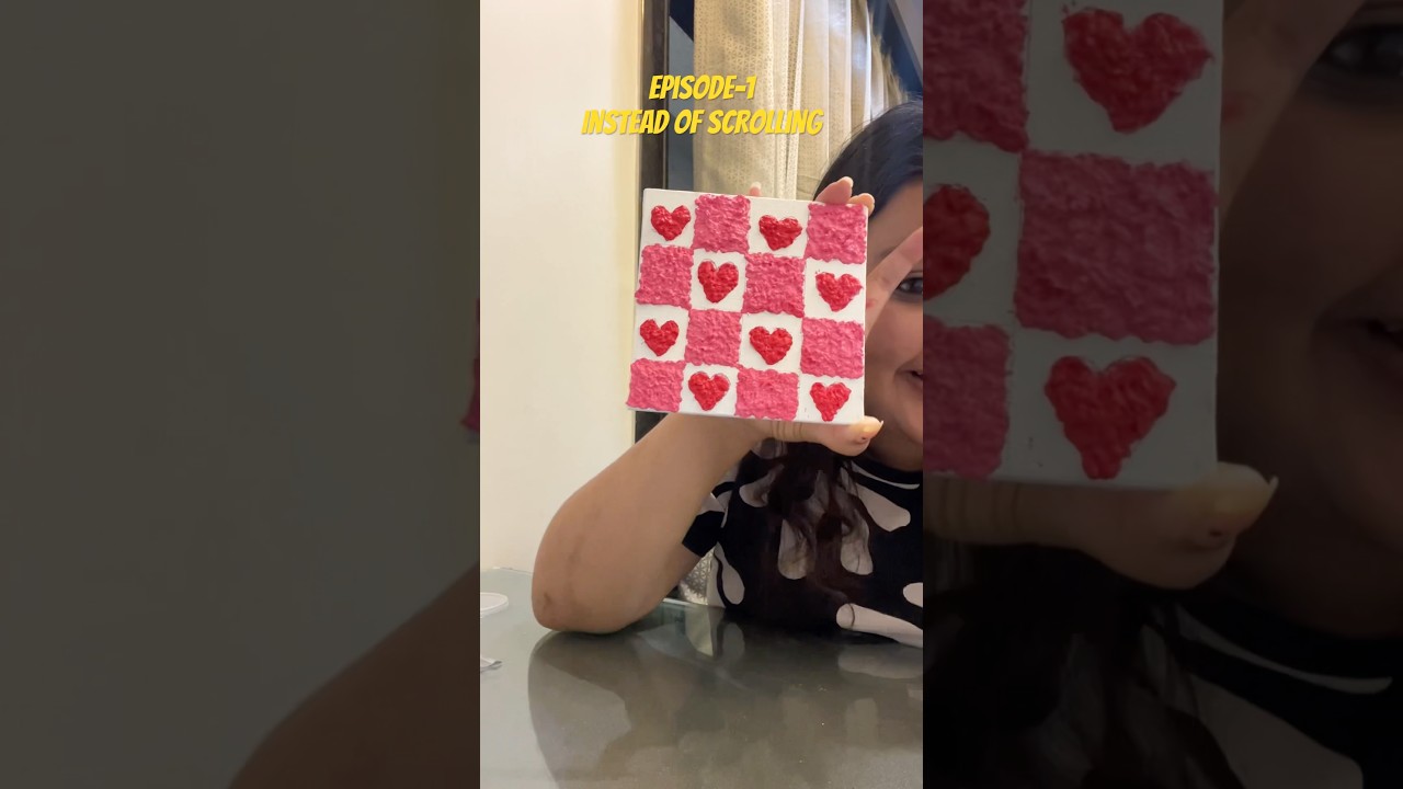 Ep-1 | Instead Of Scrolling | DIY Textured Tissue art 