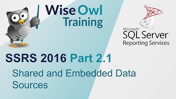 SSRS 2016 Part 2.1 - Shared and Embedded Data Sources