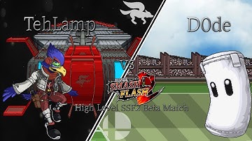 [SSF2 Beta High Level Matches] TehLamp (Falco) vs D0de (Sandbag)