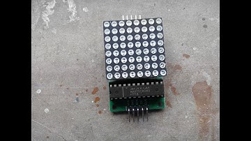 Arduino tutorial: LED Matrix red 8x8 64 Led driven by MAX7219 (or MAX7221) and Arduino Uno
