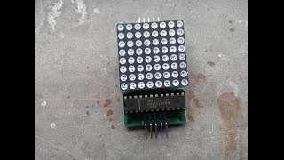 Arduino tutorial: LED Matrix red 8x8 64 Led driven by MAX7219 (or MAX7221) and Arduino Uno