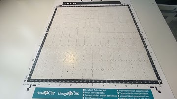how to clean up and re-stick your Brother Scan N Cut mat