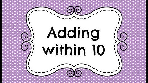 Adding within 10