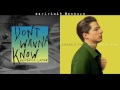 Dont wanna know vs we dont talk anymore mashup  maroon 5  charlie puth  earlvin14 official