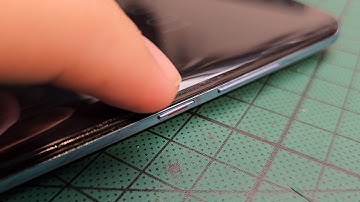 How to repair a stuck smartphone power button without opening the phone (UV glue stuck in button)