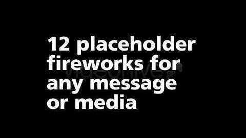 After Effects project - Advanced Fireworks Project