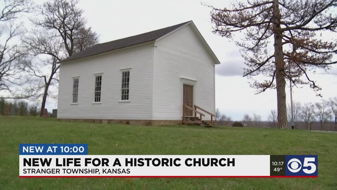 Rural Kansas community rallies to resurrect oldest standing wooden church in state