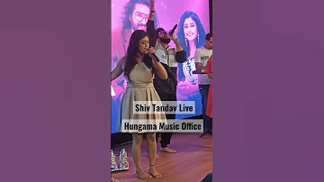 Shiv Tandav Live | At Hungama Music Office | Hungama Spotlight #sachetparampara #shorts #spreadsmile