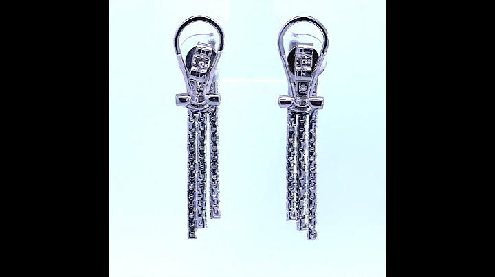 Brillant Ohrstecker Weißgold 585 14K Diamanten 1.06ct