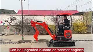 1.8 ton  mini excavator | operation of the mini excavator