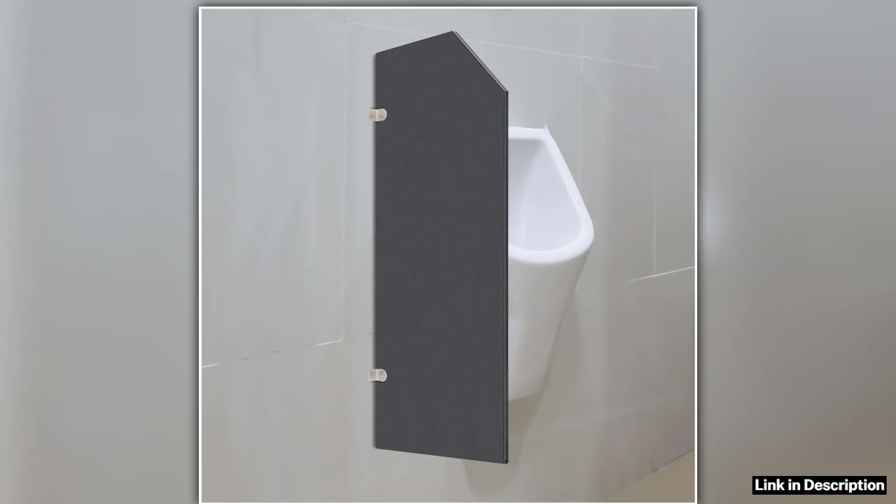 Urinal Partition Screen for Public Restrooms 3543in Panel Waterproof FireRetardant with Stainless S