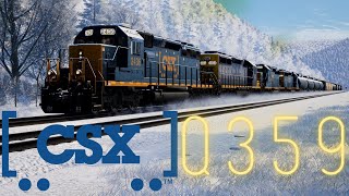 Train Sim World 3 CSX Q359 Manifest From Cumberland To Indianapolis. CSX Keystone Subdivision.