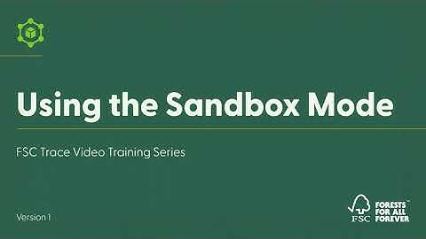 FSC Trace Walkthrough: How to use the Sandbox Mode for safe testing
