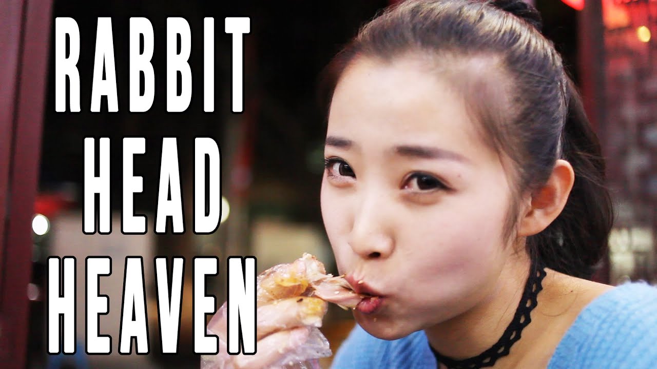 Chinese Food With A Local Girl | Sichuan Rabbit Head On The Street in Chengdu | The Food Ranger