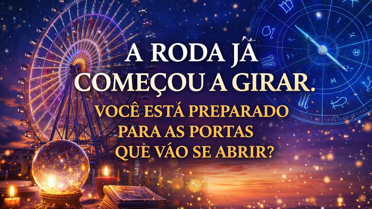 A RODA JÁ COMEÇOU A GIRAR 🎡 Vc está preparadado(a) pras portas que vão se abrir ???