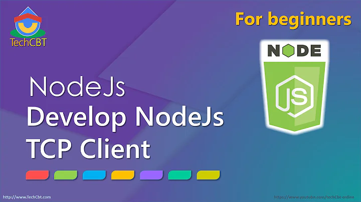 How to develop TCP Client (Network) application using NodeJs