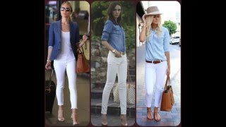 Outfits Pantalon Blanco