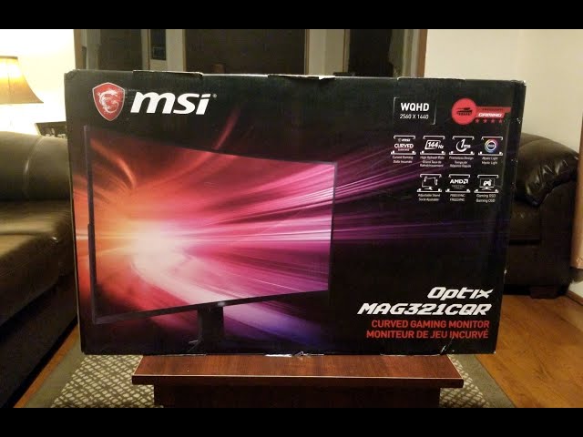 MSI Optix MAG321CQR Monitor - Unboxing 