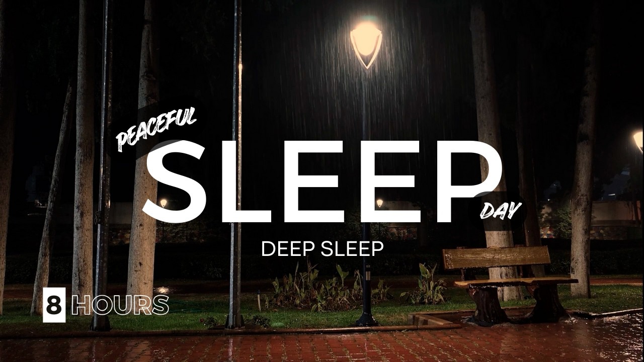 Deep Sleep with Night Rain | Instont Sleep, Anxiety & Insomnia Relief
