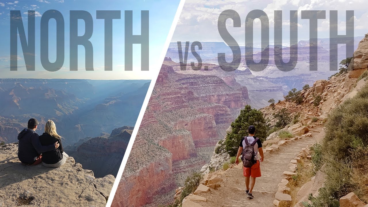 Grand Canyon North Rim Vs South Rim - Grand Canyon Sunrise Video From Both | American Roadtrip 019