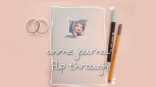 welcome!+anime journal flip through | k o r i k i mi