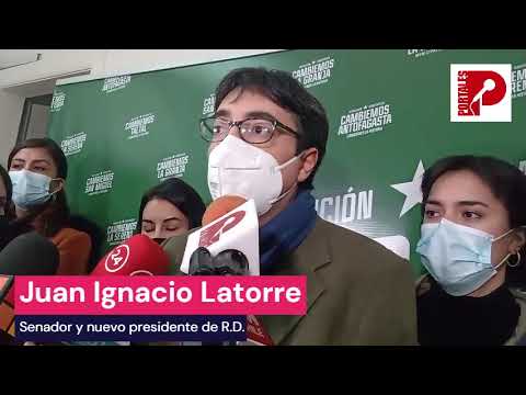 Elección del senador Juan Ignacio Latorre como nuevo presidente de "Revolución Democrática"