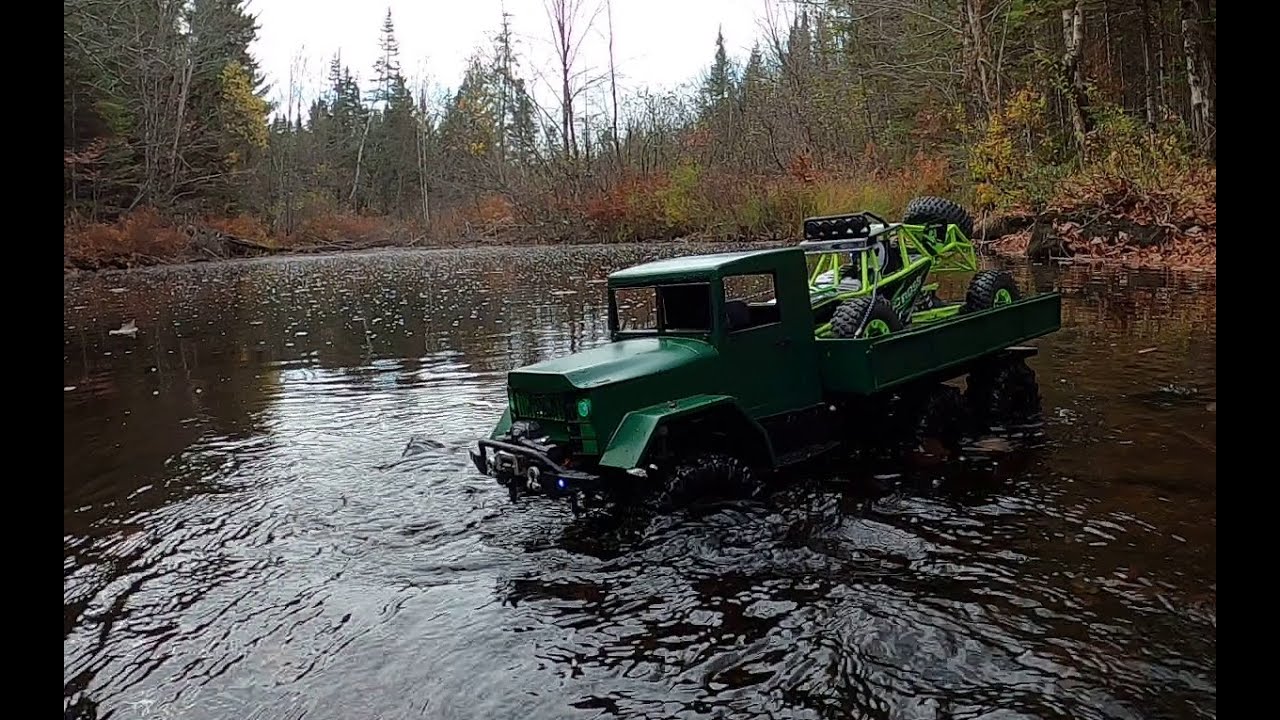 Rc wltoys 12428 &rc army truck 6x6 adventure. YouTube