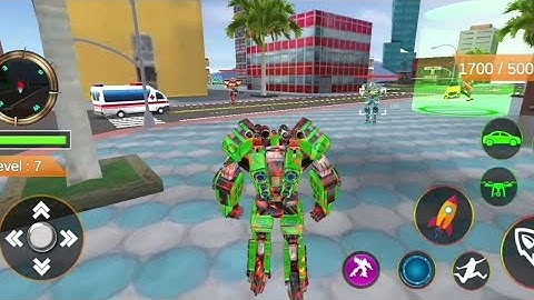 Train Robot Transformation Games 2024 - Car Game Android Gameplay