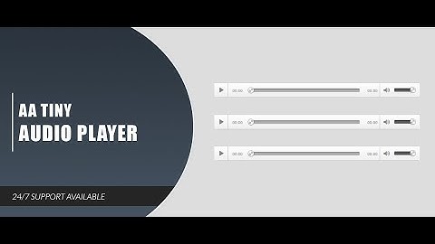 JOOMLA MODULE : AA TINY AUDIO PLAYER