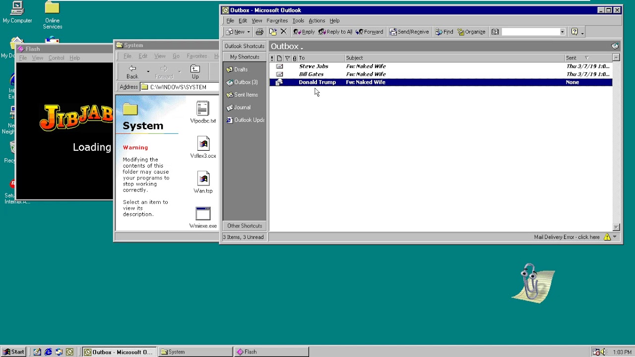 EmailWorm.Win32.NakedWife YouTube