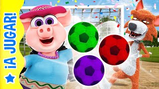 Especial de Fútbol con balones de Colores en la Granja de Zenón  #CopaAmerica | A Jugar