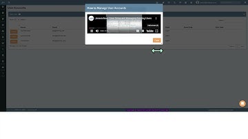 JenesisNow - Help video in User Accounts List