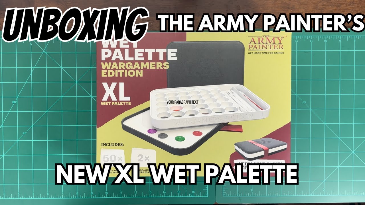 Unboxing: New Army Painter XL Wet Palette - YouTube