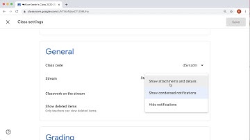 Show attachments and details in Google Classroom