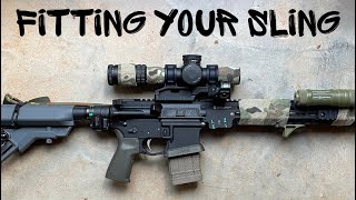 Fitting a Rifle Sling - Flatline Fiber Co