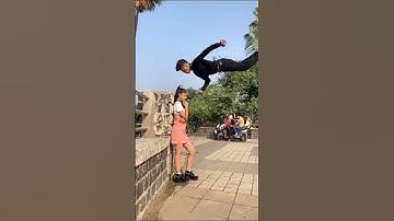 girls reaction // backflip reaction@Flipper_vivek_kumar #reaction #backflip #purpose #shorts