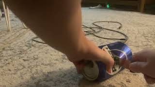 Cutting Soda can