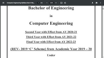 Third Year Computer Engineering Syllabus Mumbai University | AY 2021-22 | Sem 5 | BE Computer Engg.