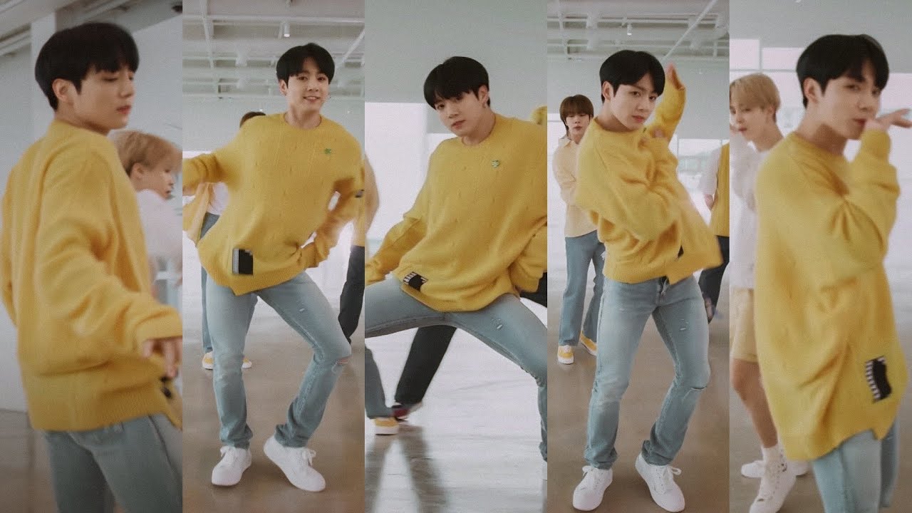 BTS "BUTTER" Special performance- JUNGKOOK in yellow focus - YouTube