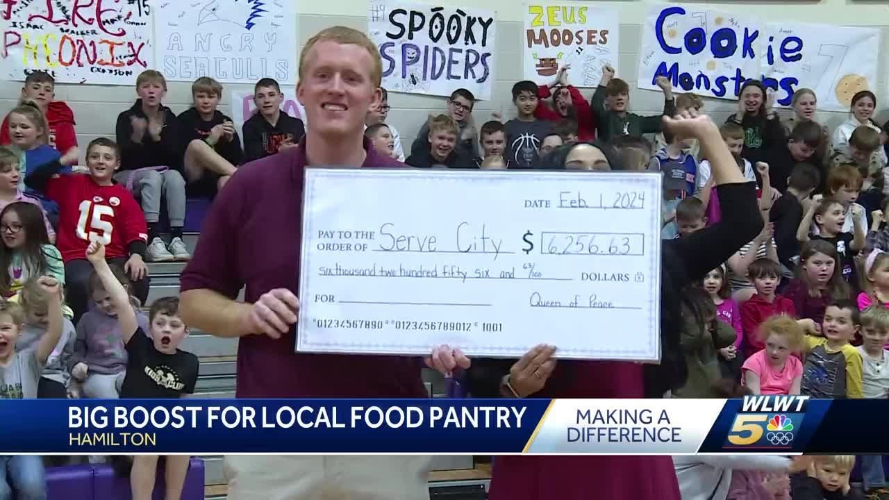 Hamilton school hosts week-long fundraiser for struggling food pantry