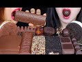 ASMR HERSHEY'S MILK CHOCOLATE BAR, OREO ICE CREAM, TOBLERONE, CAKE BITES, KINDER BUENO, BROWNIES 먹방