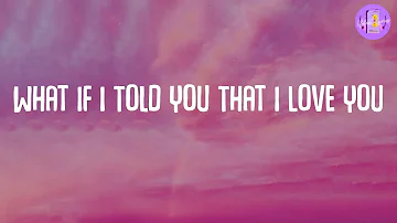 What If I Told You That I Love You - Ali Gatie (Lyrics)