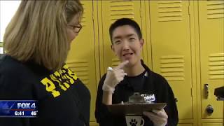 Plano East Special Ed students become baristas for "Panther Perks Coffee"