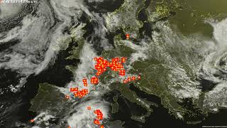 Sat24 lightning video impression for Friday, June 4, 2021