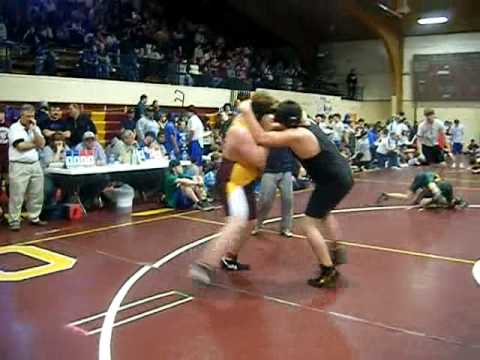 Austin Burshia-Sidney vs. Cody Nelson-Shelby - Choteau Jr. High Duals 2009