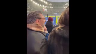 Сергей Шнуров На Матче Динамо-Зенит 1:1 (12.12.2021)