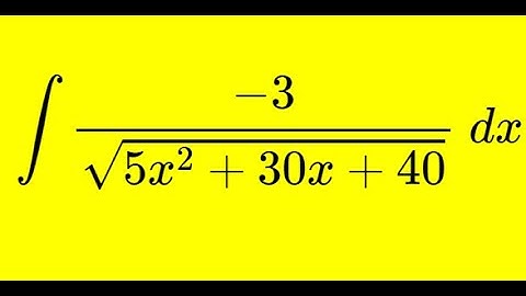 Integral using Euler Sub3