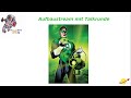 Green Lantern Aufbau Stream mit Talkrunde